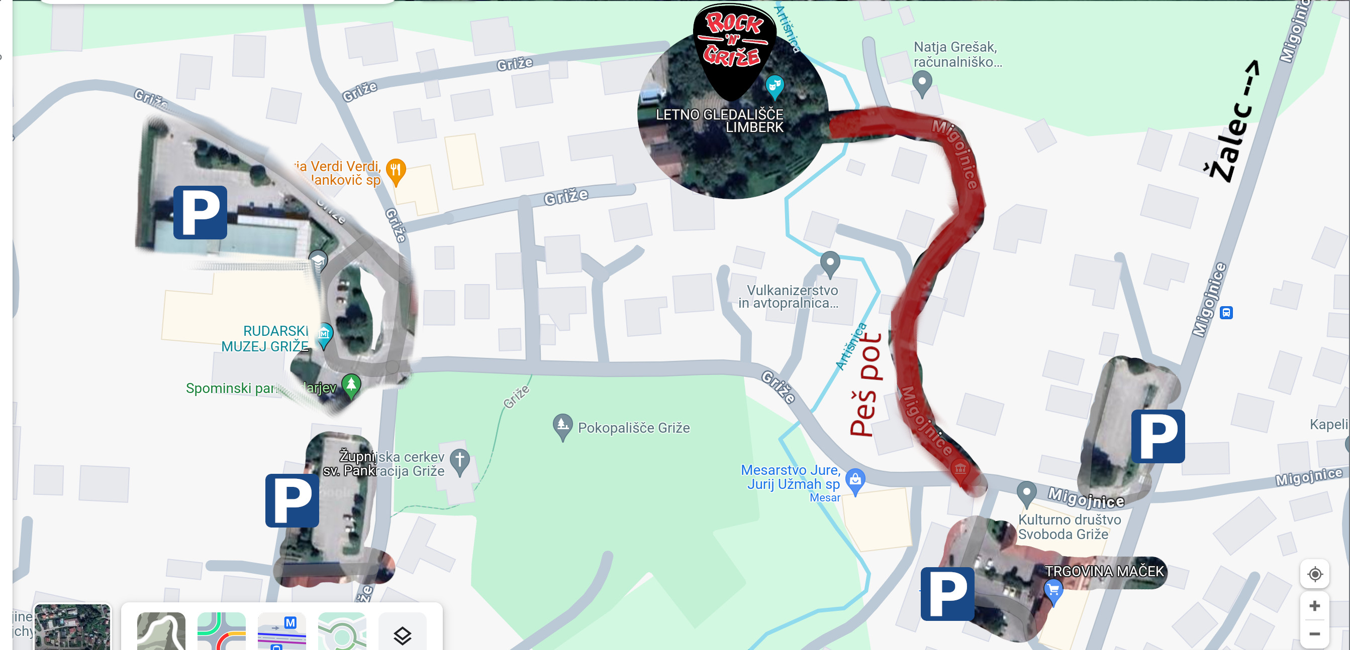 Zemljevid Rock Grize 2024 - Limberk