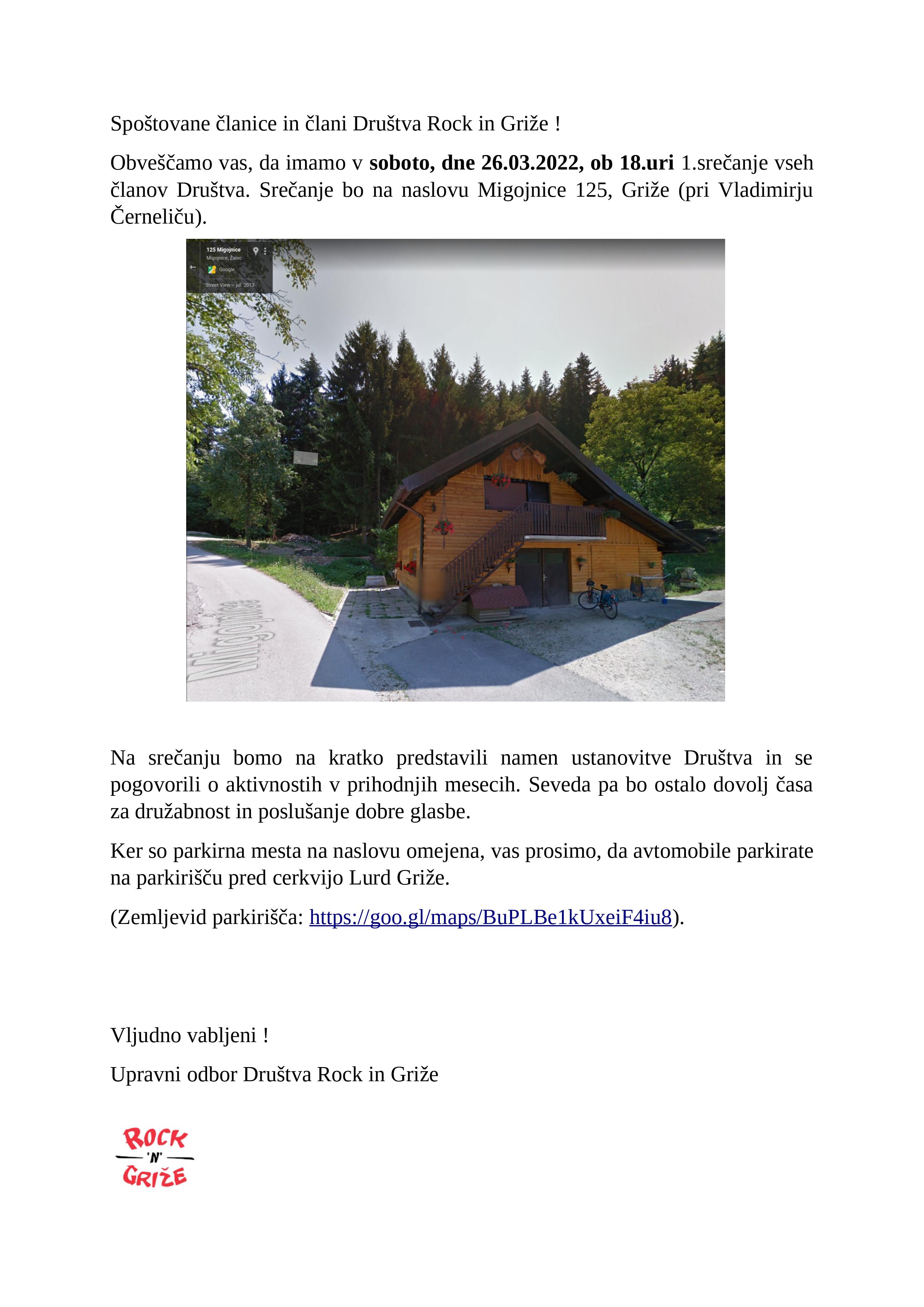 1. srečanje članov 2022