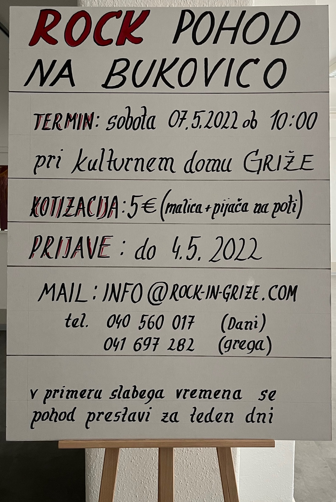 Pohod na Bukovico 2022